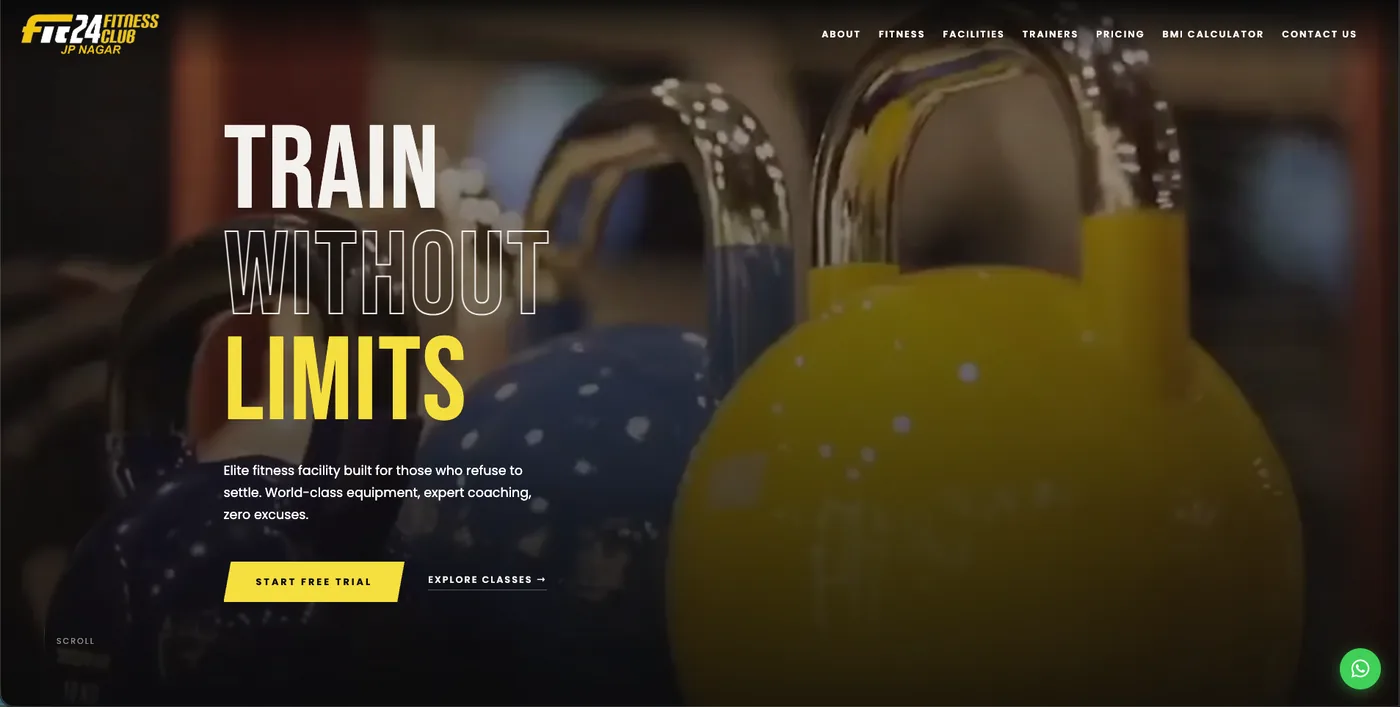 FIT24 Fitness Club — Personal Training & Transformation Gym