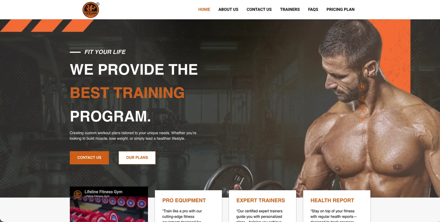 Lifeline Fitness Gym — Community Fitness Gym
