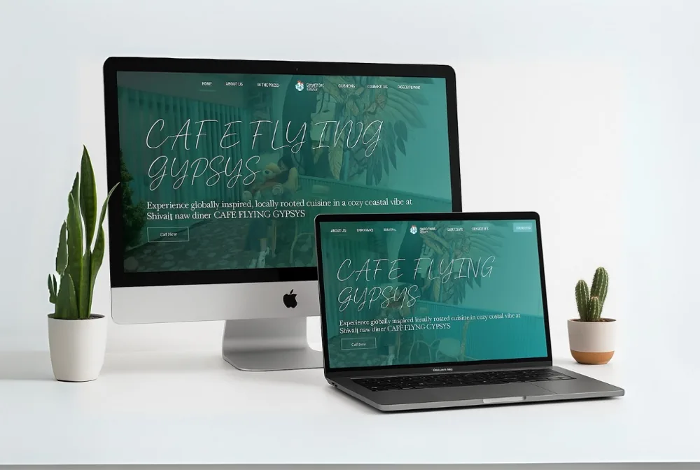 Screenshot of Cafe Flying Gypsy's