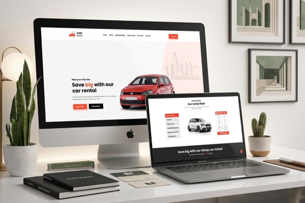 Screenshot of Car Rental Booking Platform