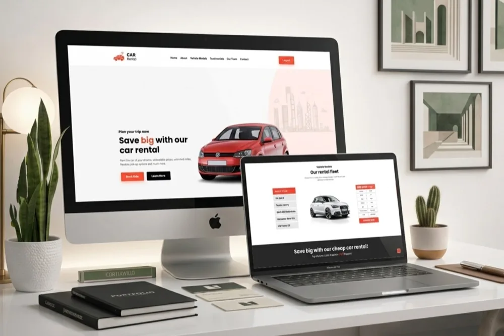 Screenshot of Car Rental Booking Platform