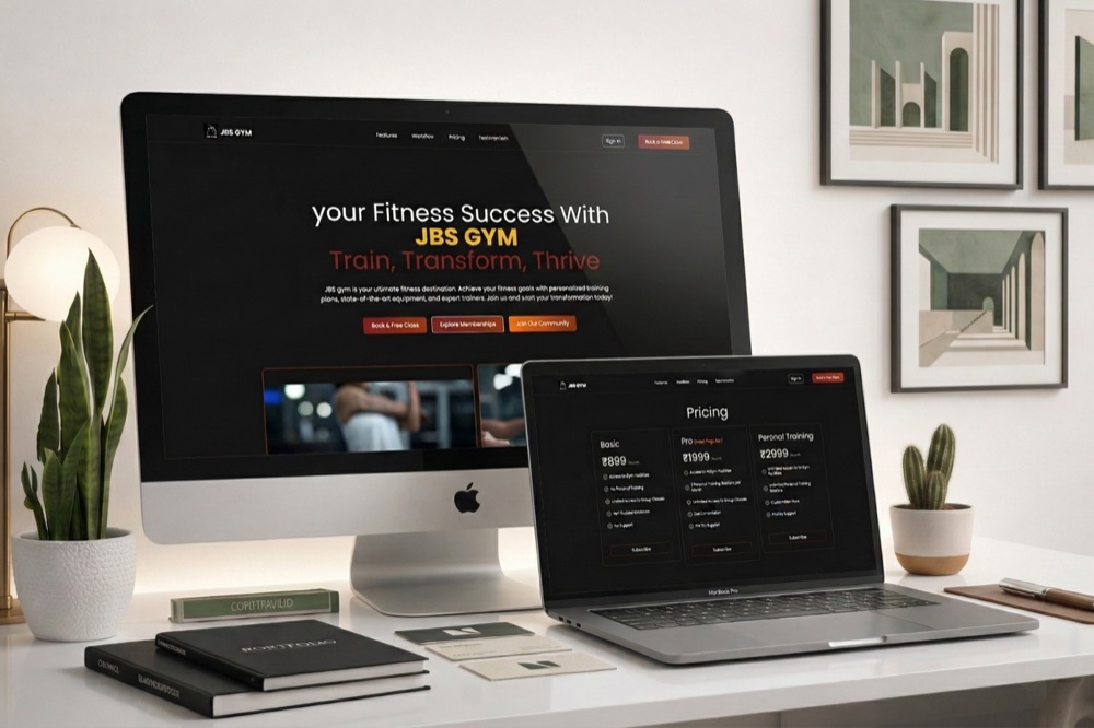 Screenshot of JBS Gym — Fitness Membership & Training