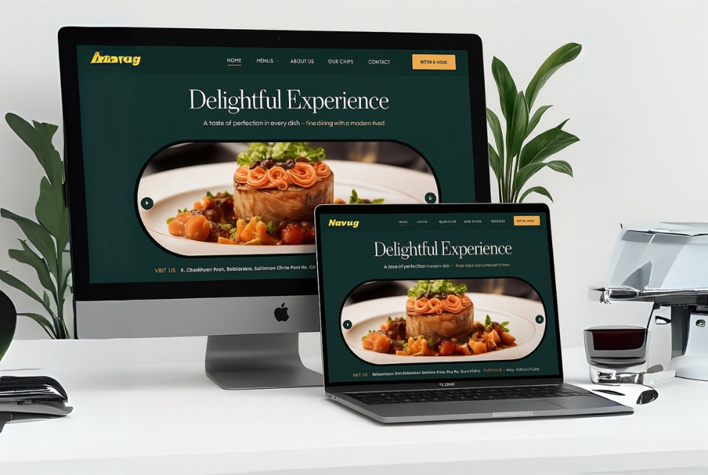 Screenshot of Navyug Restaurant