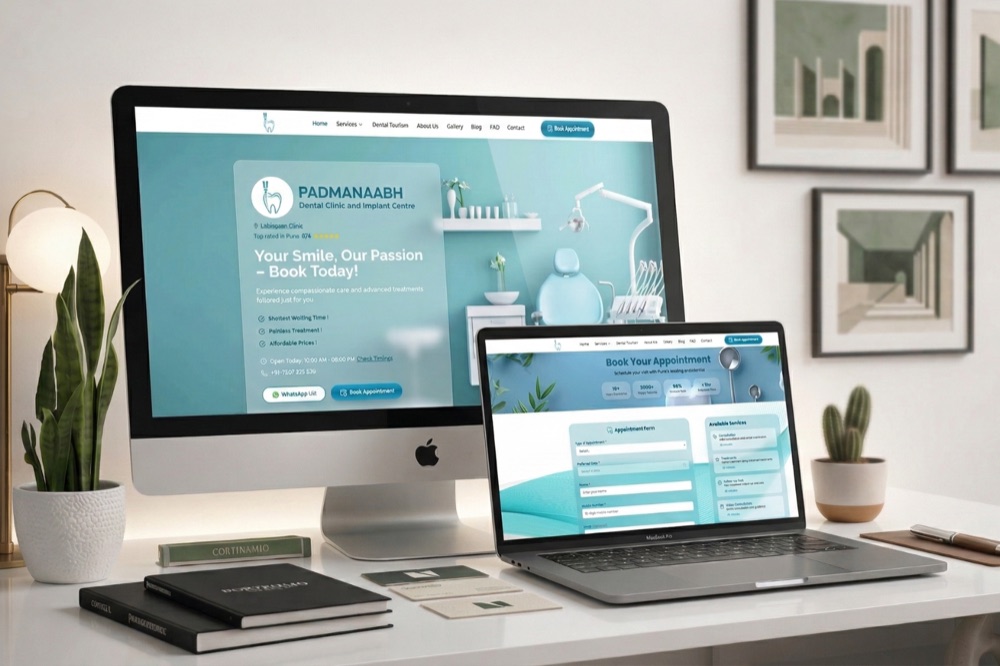 Screenshot of Padmanaabh Dental Clinic — Appointment Booking