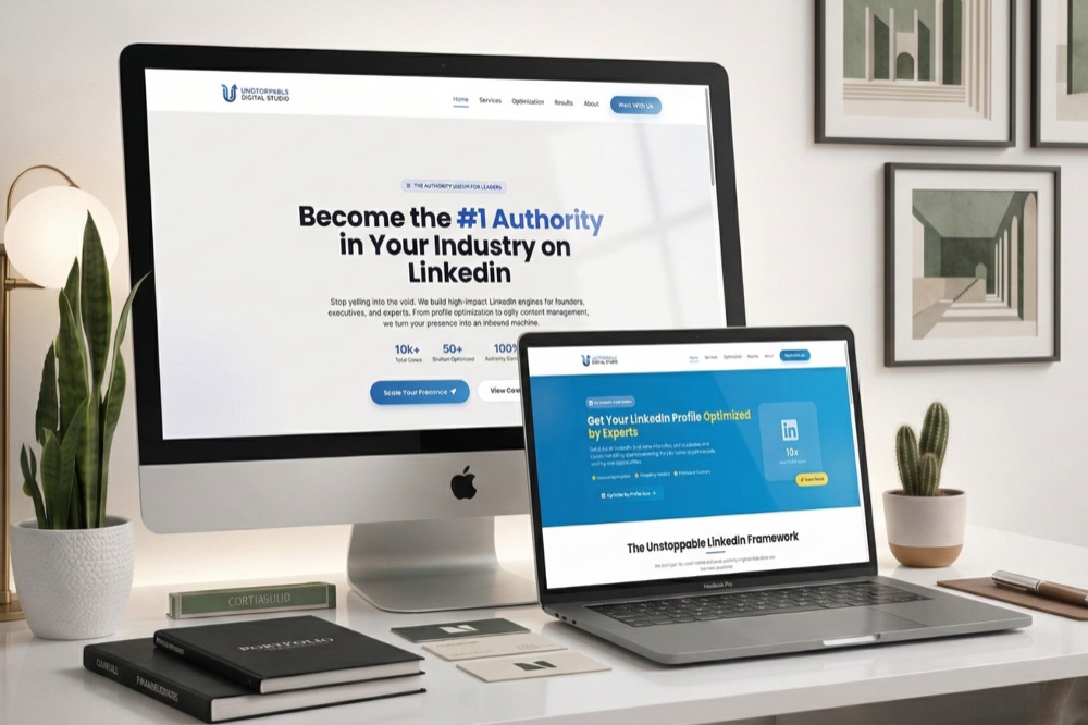 Screenshot of Unstoppable Digital Studio